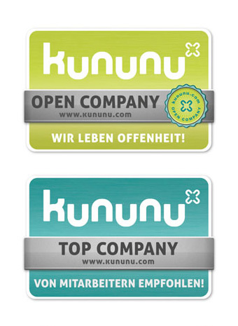 kununu Auszeichnungen OPEN COMPANY und TOP COMPANY für hydra newmedia
