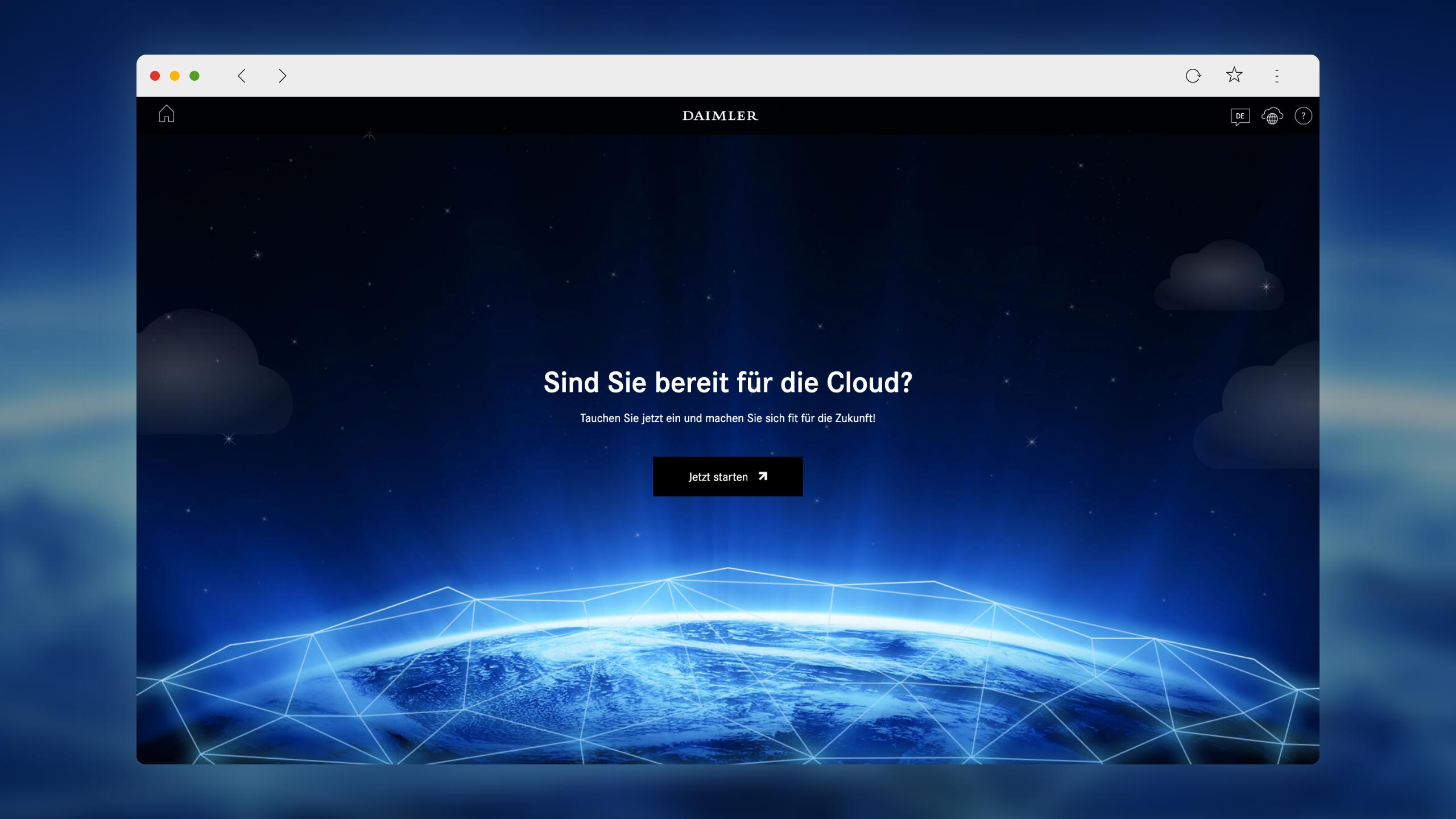Startseite des Cloud-Computing-E-Learning